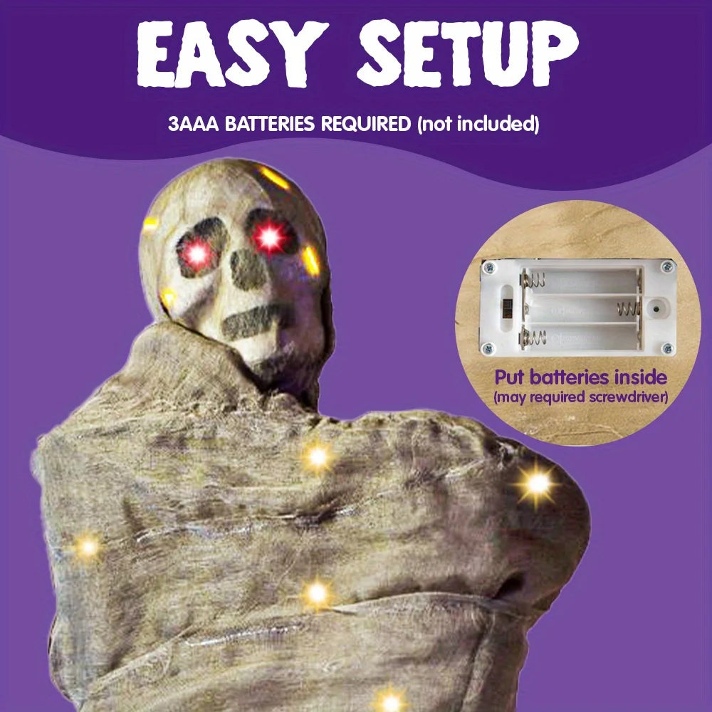 Life-Size Haunted Corpse – Moves, Lights Up & Screams