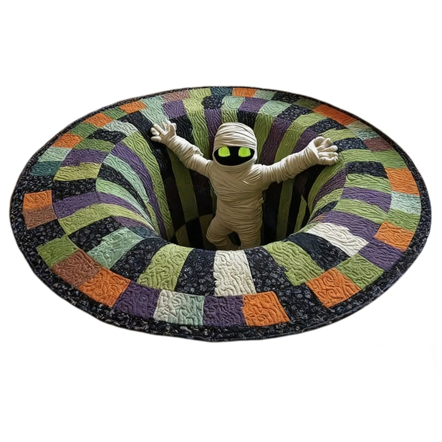 Halloween Illusion Doormat – Looks 3D, Feels Cozy