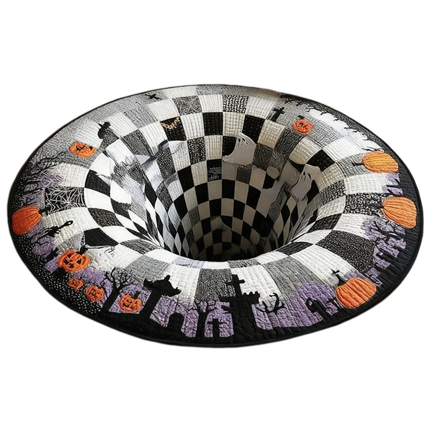 Halloween Illusion Doormat – Looks 3D, Feels Cozy