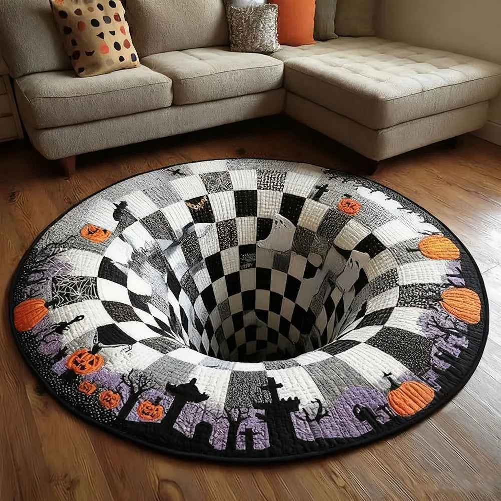 Halloween Illusion Doormat – Looks 3D, Feels Cozy