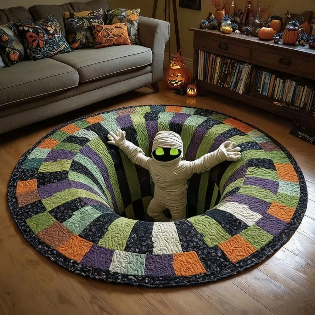 Halloween Illusion Doormat – Looks 3D, Feels Cozy